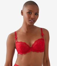 It's On Underwire Bra: Savvy Red
