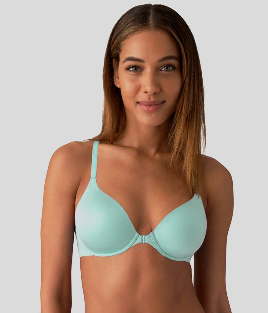 Future Foundation Front Close Racerback Bra: Moonlight Jade