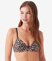 Undercover Wire Free T-Shirt Bra: Leopard