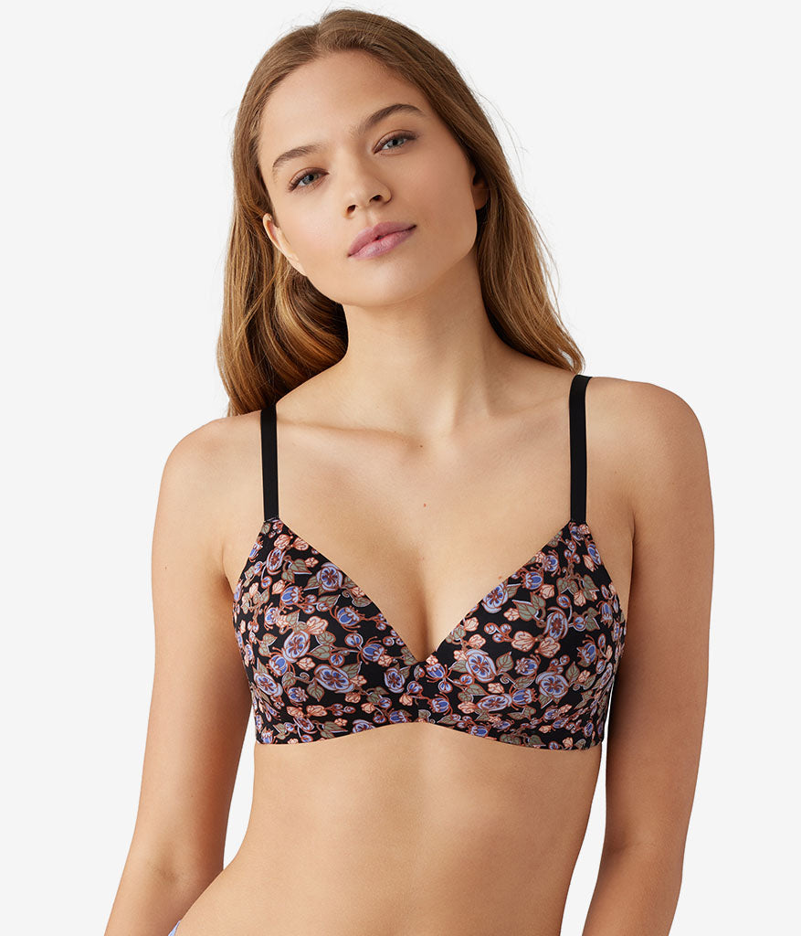 Future Foundation Wire Free T-Shirt Bra: Vintage Floral