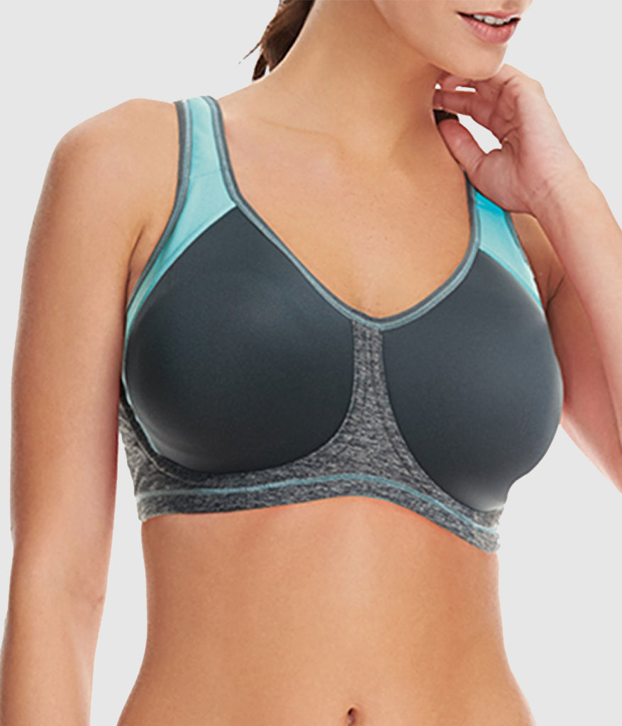 Freya Sonic Sport Underwire Spacer Bra: Carbon