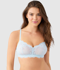 Vivid Attraction Bralette: Soft Sky