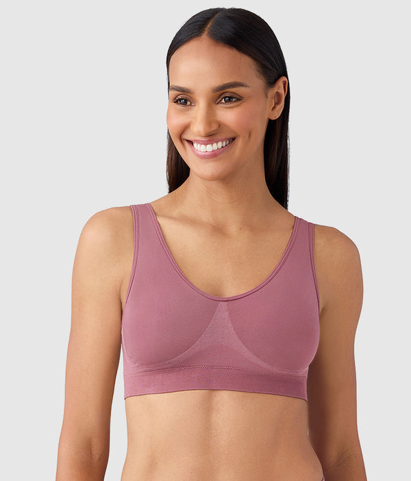 B-Smooth® Wire Free Bralette: Rose Brown