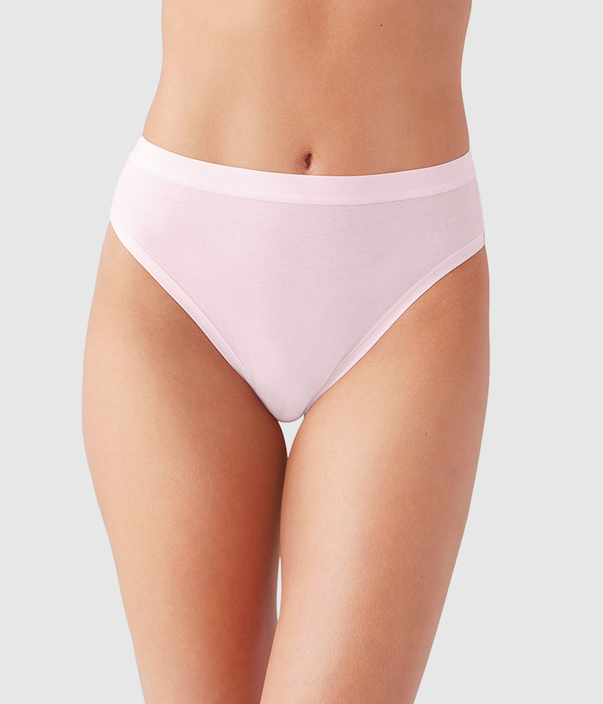 Understated Cotton Hi-Cut: Cradle Pink