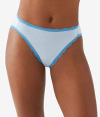 Inspired Eyelet Hi-Leg: Dream Blue