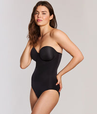 Red Carpet™  Strapless Shaping Body Briefer: Black