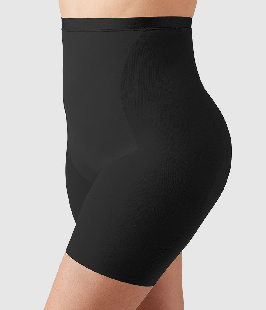 Shape Revelation® Hourglass Hi-Waist Thigh Shaper: Black – Wacoal
