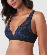 Instant Icon® Bralette: Black/Eclipse