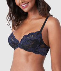 Instant Icon® Underwire Bra: Black/Eclipse