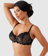 Vivid Attraction Underwire Bra: Black