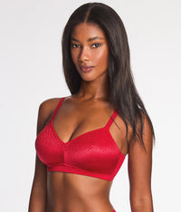 Back Appeal® Wire Free Bra: Grandalia Red