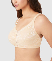 Awareness Full Figure Seamless Wire Free Bra: Sand