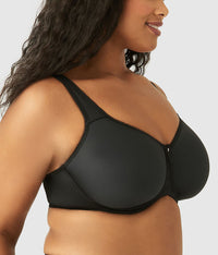 Basic Beauty Spacer Underwire T-Shirt Bra: Black