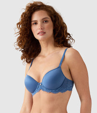 Vivid Attraction T-Shirt Bra: Blue Horizon