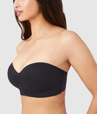 Staying Power Wire Free Strapless Bra: Black