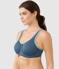 Simone Sport Underwire Bra: Dark Slate