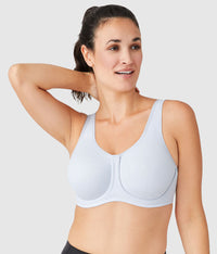 Simone Sport Underwire Bra: White