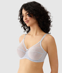 Retro Chic Full Figure Underwire Bra: Micro Chip