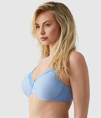 Perfect Primer Full Figure Underwire Bra: Bel Air Blue