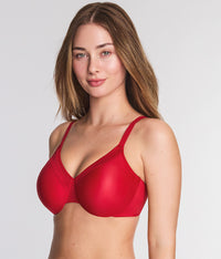 Perfect Primer Full Figure Underwire Bra: Grandalia Red