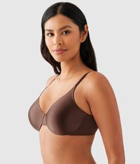 Inner Sheen Underwire Bra: Chocolate Martini