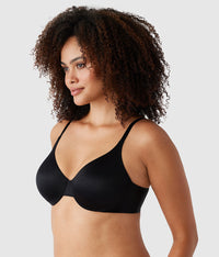 Inner Sheen Underwire Bra: Black
