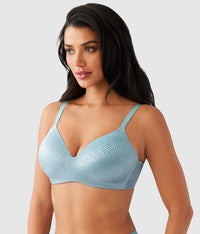 Back Appeal® Wire Free T-Shirt Bra: Stone Blue