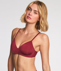 Baseline Wire Free T-Shirt Bra: Cabernet