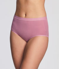 Understated Cotton Brief: Lilas