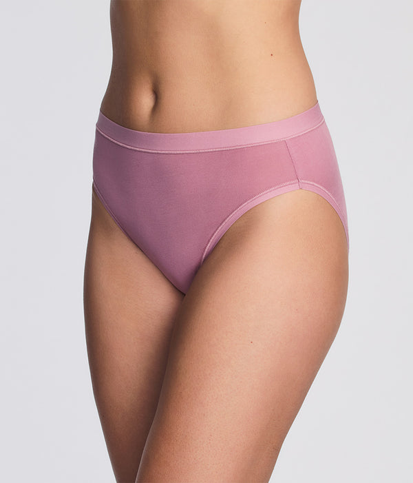 Understated Cotton Hi-Cut: Lilas