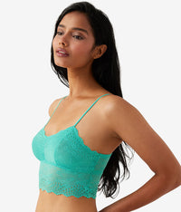 Inspired Eyelet Bralette: Water Garden