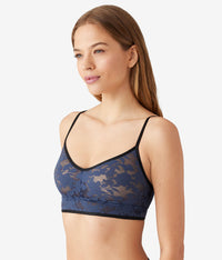 Shadow Scene Bralette: Mood Indigo