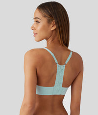 Future Foundation Front Close Racerback Bra: Moonlight Jade