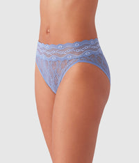 Lace Kiss Hi-Leg: Country Blue