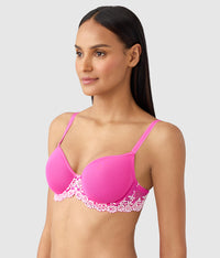 Embrace Lace® T-Shirt Bra: Wild Azalea/Cradle Pink