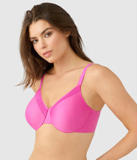 Perfect Primer Full Figure Underwire Bra: Wild Azalea
