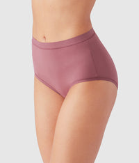 Understated Cotton Brief: Rose Brown