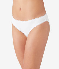 Inspired Eyelet Bikini: White