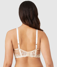 Embrace Lace®  Underwire Bra: Sand/Ivory