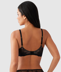 Vivid Attraction Bralette: Black