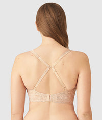 Halo Lace Wire Free Bralette: Sand
