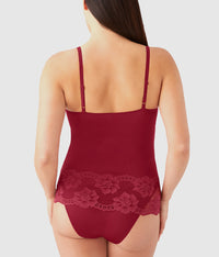 Light and Lacy Cami: Rhubarb