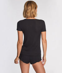 Soft Set Short Sleeve T-Shirt: Black