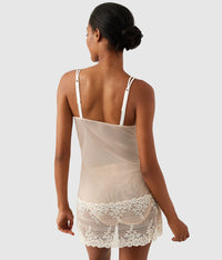 Embrace Lace® Chemise: Sand/Ivory