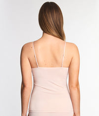 Perfectly Aligned Shelf Bra Cami: Rose Dust