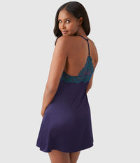 Center Stage Chemise: Eclipse/Everglade