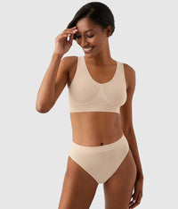 B-Smooth® Wire Free Bralette: Sand