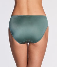 Modern Affair Bikini: Silver Pine/Black