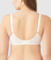 Halo Lace Underwire Bra: Ivory