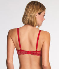 Embrace Lace® T-Shirt Bra: Grandalia Red/Rose Gold